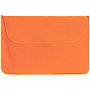 картинка Надувная подушка под шею в чехле Sleep, оранжевая от магазина Одежда+