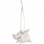 картинка Фарфоровая елочная игрушка Piggy Wingy от магазина Одежда+