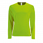 картинка Футболка с длинным рукавом Sporty LSL Women, зеленый неон от магазина Одежда+