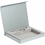 картинка Коробка Memo Pad для блокнота, флешки и ручки, серебристая от магазина Одежда+