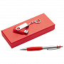 картинка Набор Notes: ручка и флешка 8 Гб, красный от магазина Одежда+