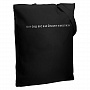 картинка Холщовая сумка «Юношеский минимализм», черная от магазина Одежда+