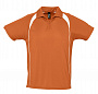 картинка Спортивная рубашка поло Palladium 140 оранжевая с белым от магазина Одежда+