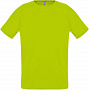 картинка Футболка унисекс Sporty 140, зеленый неон от магазина Одежда+
