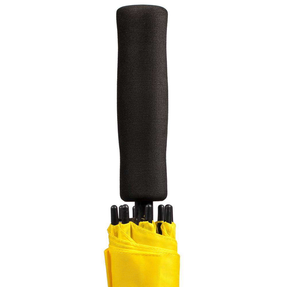 картинка Квадратный зонт-трость Octagon, черный с желтым от магазина Одежда+