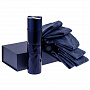 картинка Набор Gems: зонт и термос, синий от магазина Одежда+