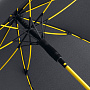 картинка Зонт-трость с цветными спицами Color Style, желтый от магазина Одежда+