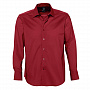 картинка Рубашка мужская с длинным рукавом Brighton, красная от магазина Одежда+