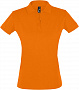 картинка Рубашка поло женская Perfect Women 180 оранжевая от магазина Одежда+