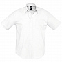 картинка Рубашка мужская с коротким рукавом Brisbane, белая от магазина Одежда+
