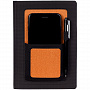картинка Ежедневник Mobile, недатированный, черный с оранжевым от магазина Одежда+