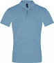 картинка Рубашка поло мужская Perfect Men 180 голубая от магазина Одежда+