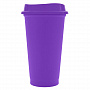 картинка Стакан с крышкой Color Cap, фиолетовый от магазина Одежда+