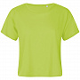 картинка Футболка укороченная женская Maeva, зеленый неон от магазина Одежда+
