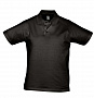 картинка Рубашка поло мужская Prescott Men 170, черная от магазина Одежда+