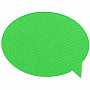 картинка Наклейка тканевая Lunga Bubble, M, зеленый неон от магазина Одежда+
