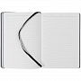 картинка Ежедневник Slip, недатированный, черный, с белой бумагой от магазина Одежда+
