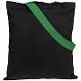картинка Набор Velours Bag, черный с зеленым от магазина Одежда+