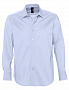 картинка Рубашка мужская с длинным рукавом Brighton, голубая от магазина Одежда+