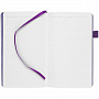 картинка Ежедневник White Shall, недатированный, белый с фиолетовым от магазина Одежда+
