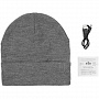 картинка Шапка с Bluetooth наушниками Real Talk Headset, темно-серый меланж от магазина Одежда+