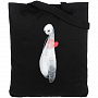 картинка Холщовая сумка Ghost of Love, черная от магазина Одежда+