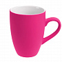картинка Кружка Best Morning c покрытием софт-тач, ярко-розовая (фуксия) от магазина Одежда+
