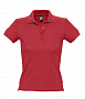 картинка Рубашка поло женская People 210, красная от магазина Одежда+