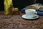 картинка Кофе в зернах, в крафт-упаковке от магазина Одежда+