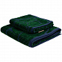 картинка Полотенце In Leaf, малое, синее с зеленым от магазина Одежда+