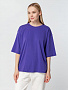 картинка Футболка унисекс оверсайз Street Vibes, фиолетовая от магазина Одежда+