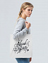 картинка Холщовая сумка «Весна случается», молочно-белая от магазина Одежда+