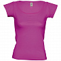 картинка Футболка женская Melrose 150 с глубоким вырезом, ярко-розовая (фуксия) от магазина Одежда+