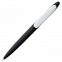 картинка Ручка шариковая Prodir DS5 TRR-P Soft Touch, черная с белым от магазина Одежда+