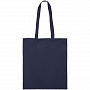 картинка Холщовая сумка Basic 105, темно-синяя от магазина Одежда+