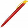 картинка Ручка шариковая Clear Solid, красная с желтым от магазина Одежда+