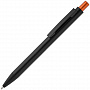 картинка Ручка шариковая Chromatic, черная с оранжевым от магазина Одежда+