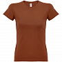 картинка Футболка женская Imperial Women 190, коричневая (терракотовая) от магазина Одежда+