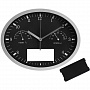 картинка Часы настенные INSERT3 с термометром и гигрометром, черные от магазина Одежда+