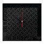 картинка Часы настенные стеклянные Hard Work Black от магазина Одежда+