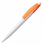 картинка Ручка шариковая Bento, белая с оранжевым от магазина Одежда+