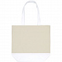 картинка Сумка для покупок на молнии Shopaholic Zip, неокрашенная с белым от магазина Одежда+