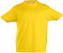 картинка Футболка детская Imperial Kids 190, желтая от магазина Одежда+