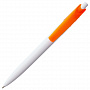 картинка Ручка шариковая Bento, белая с оранжевым от магазина Одежда+
