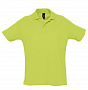 картинка Рубашка поло мужская Summer 170, зеленое яблоко от магазина Одежда+