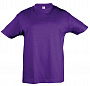 картинка Футболка детская Regent Kids 150, темно-фиолетовая от магазина Одежда+