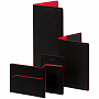 картинка Чехол для пропуска Multimo, черный с красным от магазина Одежда+