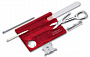 картинка Набор инструментов SwissCard Nailcare, красный от магазина Одежда+