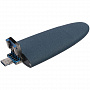 картинка Флешка Pebble Universal, USB 3.0, серо-синяя, 32 Гб от магазина Одежда+