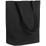 картинка Сумка для покупок на молнии Shopaholic Zip, черная от магазина Одежда+